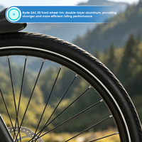Bicicleta Urbana de Alta Calidad, 28 Pulgadas, Cuadro de Aleación, Frenos de Disco Hidráulicos, Bicicleta Eléctrica Urbana