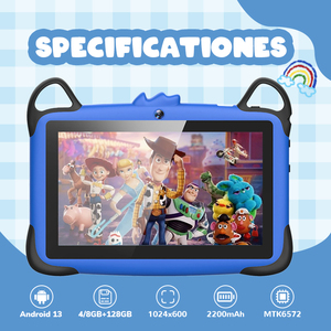7 "inch k717 Android 13.0 4GB 8GB 128GB USB <span class=keywords><strong>Tablet</strong></span> <span class=keywords><strong>PC</strong></span> OEM trẻ em <span class=keywords><strong>MTK</strong></span> Chip Quad <span class=keywords><strong>core</strong></span> <span class=keywords><strong>Dual</strong></span> máy ảnh giáo dục trẻ em học tập máy tính bảng - Product Image 3