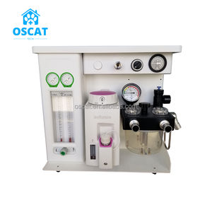 Peralatan dokter hewan, mesin osilat 7100C mesin anestesi hewan dengan isofluran Vaporizer untuk operasi hewan - Product Image 3