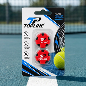 Amortisseurs de vibrations pour raquettes de tennis en silicone avec logo personnalisé, produits haut de gamme en gros, amortisseurs de chocs pour raquettes, fourniture OEM - Product Image 1