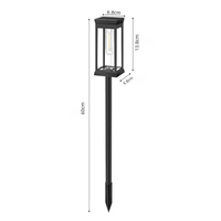 Lampes solaires LED pour allée extérieure, étanches, à allumage/extinction automatique, pour jardin, cour, patio, aménagement paysager et pelouse