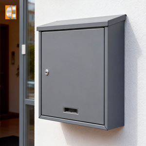 Buzón de Correo Metálico Moderno para Montar en la Pared, Impermeable, con Diseño Antirrobo y Duradero, Compatible con el Sistema Postal de EE. UU. - Product Image 1
