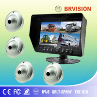 Système de vue arrière de moniteur numérique TFT 7 ''unique pour camion lourd