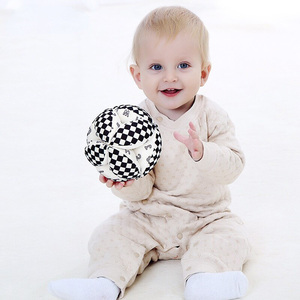 Jollybaby tùy chỉnh bé hạnh phúc ma thuật nhồi bóng bé sớm giáo dục nhận thức vải đảo ngược mềm đồ chơi sang trọng bóng - Product Image 5