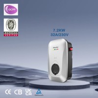 Chargeur de Véhicule Électrique Commercial Pheilix 32A 7.2kw OCPP avec Prise Type 2 Type 1 GB/T IP65 Station de Recharge de Véhicules Électriques