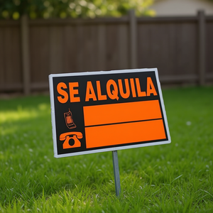 Petites lettres publicitaires de style CARTELERA pour panneaux de jardin et de pelouse - Product Image 3