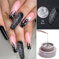 Venalisa – nouveau gel spider 5g vernis à ongles, néon, métal, argent, or, 12 couleurs, dessin de fleurs, Gel de peinture, 82061 #