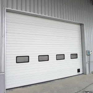 Puertas seccionales industriales, adaptadas para exteriores, almacén de alta calidad