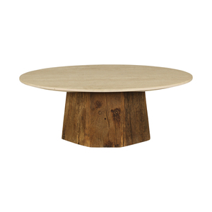 Contemporary Wooden <b>Oval</b> <b>Coffee</b> <b>Table</b> for Living Room Modern Center <b>Table</b> Strong Solid Wood Build Elegant Home Furniture - Product Image 1