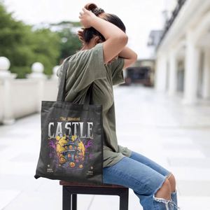 DLBZ Customized Holiday Foldable Reusable Durable <b>Large</b> Capacity Eco-friendly Biodegradable Rope <b>Canvas</b> Cotton <b>Bag</b> for Shopping - Product Image 5