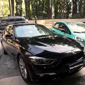 WRAPMASTER <span class=keywords><strong>Vinilo</strong></span> <span class=keywords><strong>Adhesivo</strong></span> Negro Brillante para Automóviles, Rollo de <span class=keywords><strong>Vinilo</strong></span> Cristal para Envolver Vehículos, 1.52*18m - Product Image 2