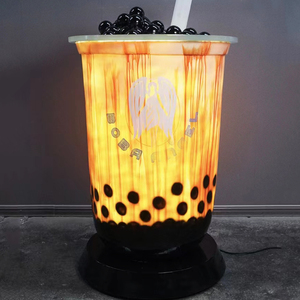 Ustom ARGE-taza de vidrio <span class=keywords><strong>para</strong></span> decoración de tienda de té, copa de vidrio iberin - Product Image 2