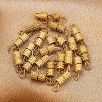 Acier inoxydable Baril Colonne Twist Vis Fermoir Spirale Attache Connecteur Avec 2 Crochets Pour DIY Bracelet Collier Fabrication de Bijoux