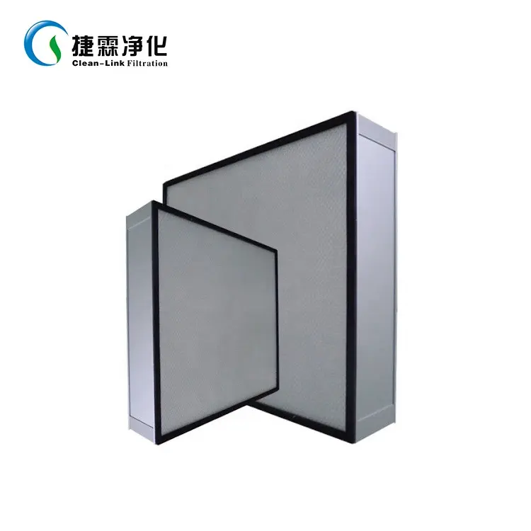Clean-Link H13 H14 High Efficiency Mini-pleated HEPA Filter for cleanroom