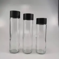 Botella de agua vacía con prensado en frío, 350ml, 400ml