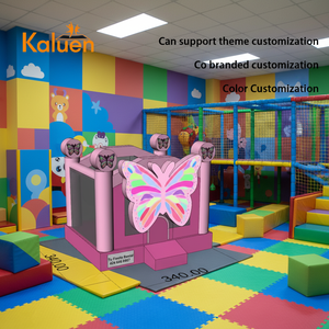 Château gonflable <span class=keywords><strong>princesse</strong></span> rose de qualité commerciale maison de rebond Combo toboggan location de fête de trampoline pour enfants - Product Image 5