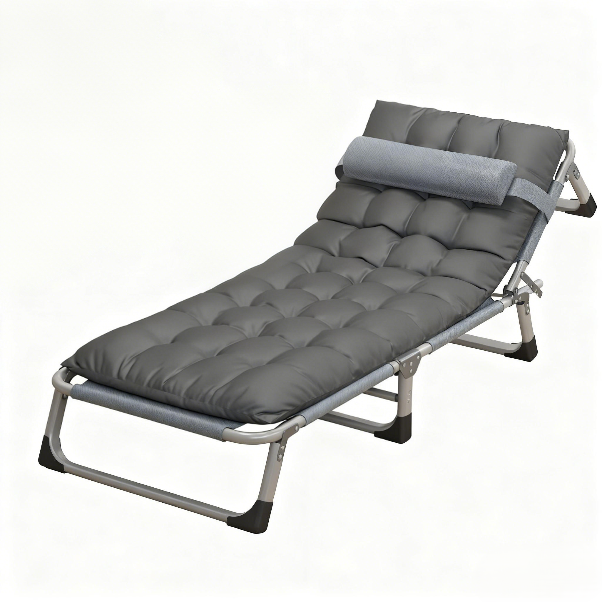 Version renforcée-tube carré coton perlé gris