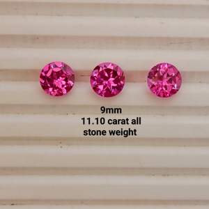 Zafiro Rosa Cultivado en Laboratorio, Corte Redondo, Gema Suelta de Calidad Premium para Joyería, para Regalar a Seres Queridos - Product Image 1