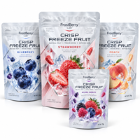 Sachet Doypack Personnalisé avec Logo pour Granola au Chocolat, Fenêtre Transparente, Fermeture Zip, Qualité Alimentaire, Emballage Snack 250g 1kg