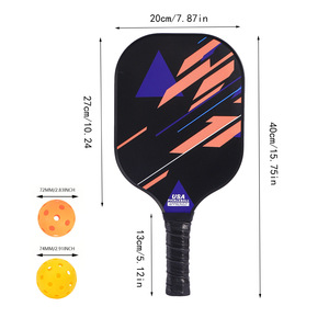 Palas de Pickleball Legend T700 de Carbono de 16 mm, Duraderas, con Mango Ergonómico y Cómodo, Paquete de 2, para Entrenamiento, para Niños, Núcleo de Panal Estándar - Product Image 4