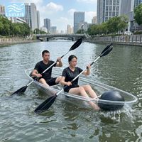 Sac flottant latéral pour siège de kayak Crystal, deux places, avec kit complet pour visites touristiques en station, entrepôt en Chine, Lumark populaire