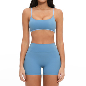 Ensemble de yoga pour femme : soutien-gorge de sport élégant et léger, pantalon de sport élastique, plusieurs combinaisons possibles - Product Image 4