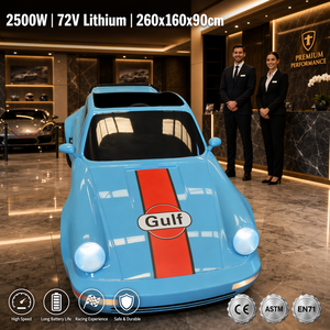 Go-Kart Elettrico per Bambini Gulf Racing 2500W 72V con Batteria al Litio 260x160x90cm, Kart Cavalcabile per Bambini, Vendita all'Ingrosso per Parchi Divertimento - Product Image 4