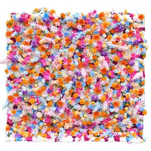 Mur de fleurs élégant de style européen pour mariage d'automne, décoration du Nouvel An chinois, fond en plastique rose et lotus 8*8 pieds - Product Image 6