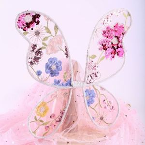 Lace <strong>Fairy</strong> <strong>Wings</strong> Baby Butterfly <strong>Wing</strong> Embroidery Flower <strong>Wings</strong> For Birthday Christmas Halloween Party