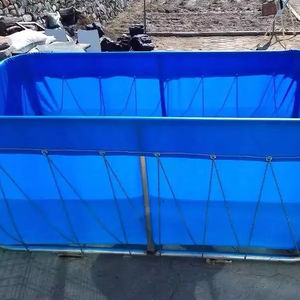 Tuyau galvanisé vendu par le fabricant Support mobile pliable intérieur/extérieur Étangs <span class=keywords><strong>à</strong></span> poissons Réservoir <span class=keywords><strong>à</strong></span> poissons Étangs d'élevage de crevettes Boîtes <span class=keywords><strong>à</strong></span> poissons - Product Image 2