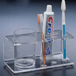 桌牙模型手工制作亚克力旋转展示牙膏超市牙刷展示架牙刷专卖店展示