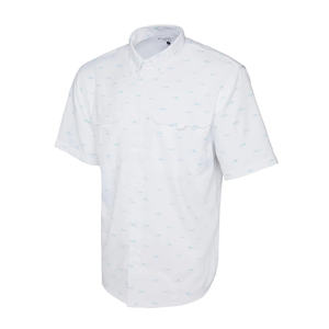 Chemise de pêche à boutons en jersey SPF 50, design personnalisé, avec règle de mesure intégrée, modèle Pocket Red Fish Camet Pocket Bali 1/4 zip, séchage rapide - Product Image 5