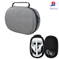 Étui de transport pour lunettes VR en EVA avec logo personnalisé, organiseur rigide anti-chute pour casque de réalité virtuelle, kit d'accessoires complet