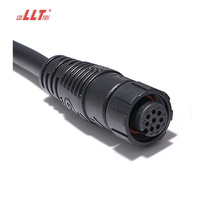 Connecteur M12 LLT Factory, 8 broches, connecteur industriel de soudage électrique, prise mâle/femelle, connecteur de câble étanche