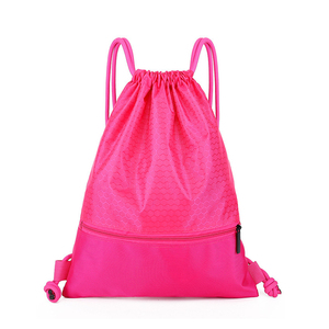 Offre Spéciale logo personnalisé sacs à dos de sport décontractés grande capacité polyester nylon sport shopping sac à dos sac à cordon - Product Image 6