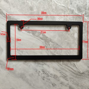 Marco de Matrícula de Aleación de Aluminio para Automóviles en Japón, Soporte de Matrícula Antirrobo, Marco de Protección - Product Image 2