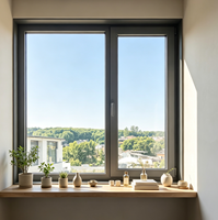 Ventana Abatible de Aluminio con Sistema de Aislamiento Acústico Premium para Balcón