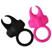 Wiederaufladbare 5-Gang-Penisverschluss-Silikon-Hülse Vibrationsringe Mini-Sex-Paare Nippel-Stimulations-Erwachsenenspielzeug für Sexual-Lifting