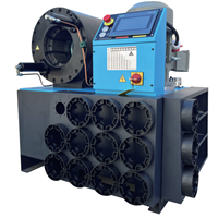 Machine à sertir les flexibles hydrauliques haute pression de 4 pouces, robuste, pour usage industriel, excavatrices, chargeuses, mines, certifiée CE