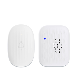 SIXWGH 38 Sonneries Sonnette sans fil alimentée par batterie 3 niveaux de volume Aucun fil nécessaire 10A Max. Cheminée actuelle Appartement École - Product Image 1