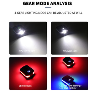 Linterna Frontal LED Recargable con Batería de Aleación de Aluminio y Pantalla Digital para Correr al Aire Libre - Product Image 2