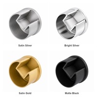Embout rond en acier inoxydable pour rampe d'escalier ou de balcon