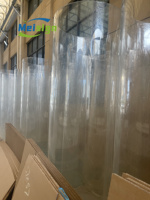 Tube en acrylique moulé pour présentoir de vente au détail