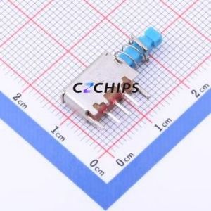 PS-12E15 Pushbutton Switch Through hole Component (THT) Switch 1P2T 100000 8.3mm 22.1mm - Product Image 1