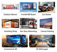 Imprimante à solvant grand format 3,2 m pour bannière publicitaire extérieure, toile, papier peint