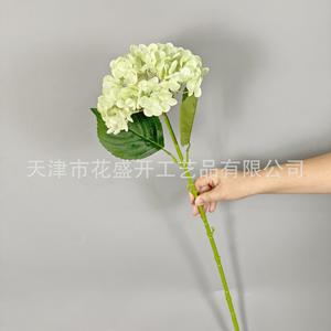 Artificial Hydrangea <b>Flowers</b> <b>Single</b> Branch Soft Rubber High Simulation Wedding Home Decor Props - Product Image 3