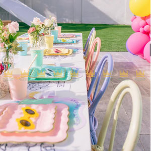 Chaise pour enfants en rotin durable faite à la main pour fête d'anniversaire mariage banquet événement décoration sièges de style en bois naturel - Product Image 4