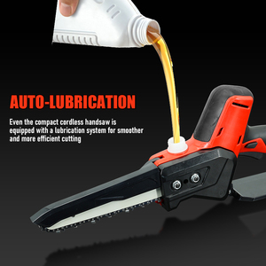 8-Inch Cordless Mini Chainsaw Rechargeable Lithium-Ion Battery 550W Brushless Motor CE Certified Industrial Grade Wireless Hand - Product Image 2