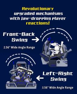 เกมยิงปืน <span class=keywords><strong>VR</strong></span> VART สำหรับ 2 ผู้เล่น เครื่องจำลองการขับขี่ <span class=keywords><strong>VR</strong></span> สำหรับธุรกิจ <span class=keywords><strong>VR</strong></span> - Product Image 3