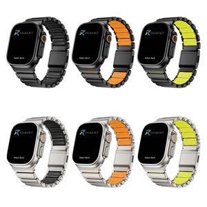 Bracelet de montre en titane et acier inoxydable sur mesure, 18 mm et 22 mm, pour Apple Casio - Product Image 4